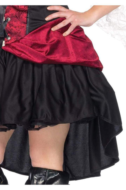 Leg Avenue Plus Wicked Waters Wench Costume in Black 5