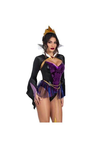 Leg Avenue Poison Apple Queen Costume Black 2
