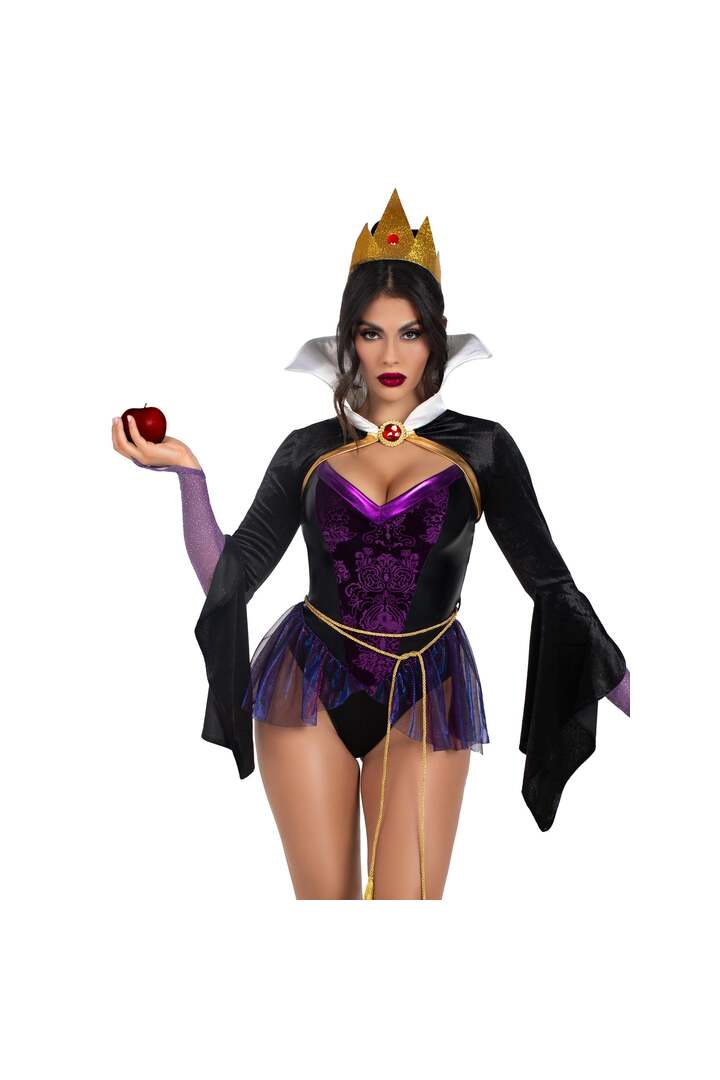 Leg Avenue Poison Apple Queen Costume Black 3