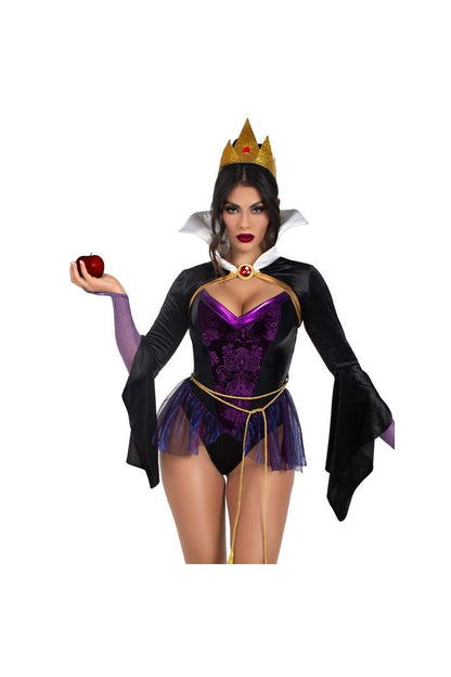Leg Avenue Poison Apple Queen Costume Black 3