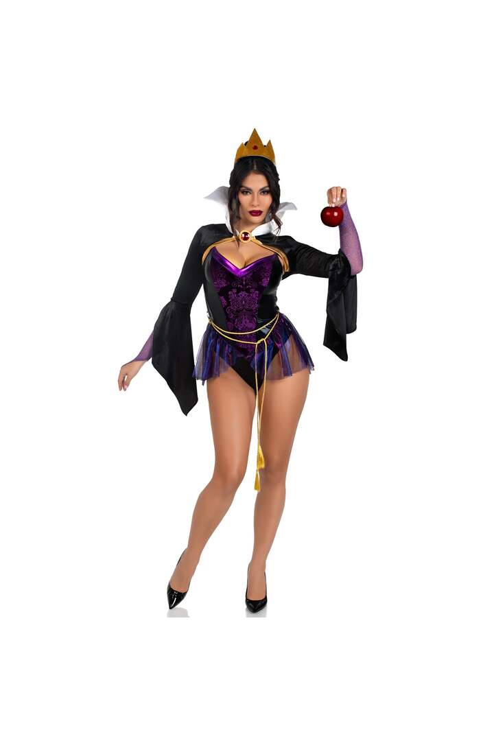 Leg Avenue Poison Apple Queen Costume Black 4