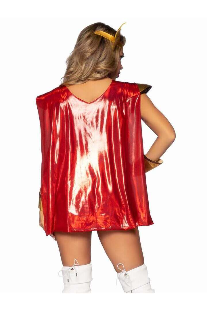 Leg Avenue Power Princess Costume in White/Gold 4