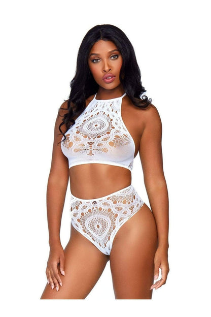 Leg Avenue Pretty Perfect Crop Top Set  5