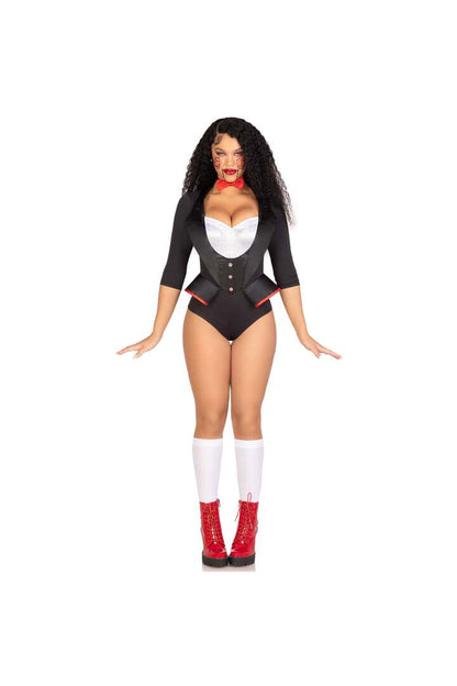 Leg Avenue Pretty Puppet Costume Black/White 3