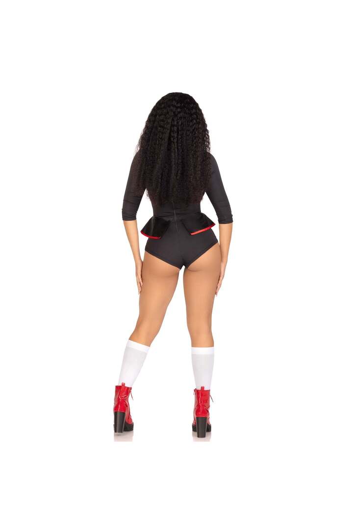 Leg Avenue Pretty Puppet Costume Black/White 4