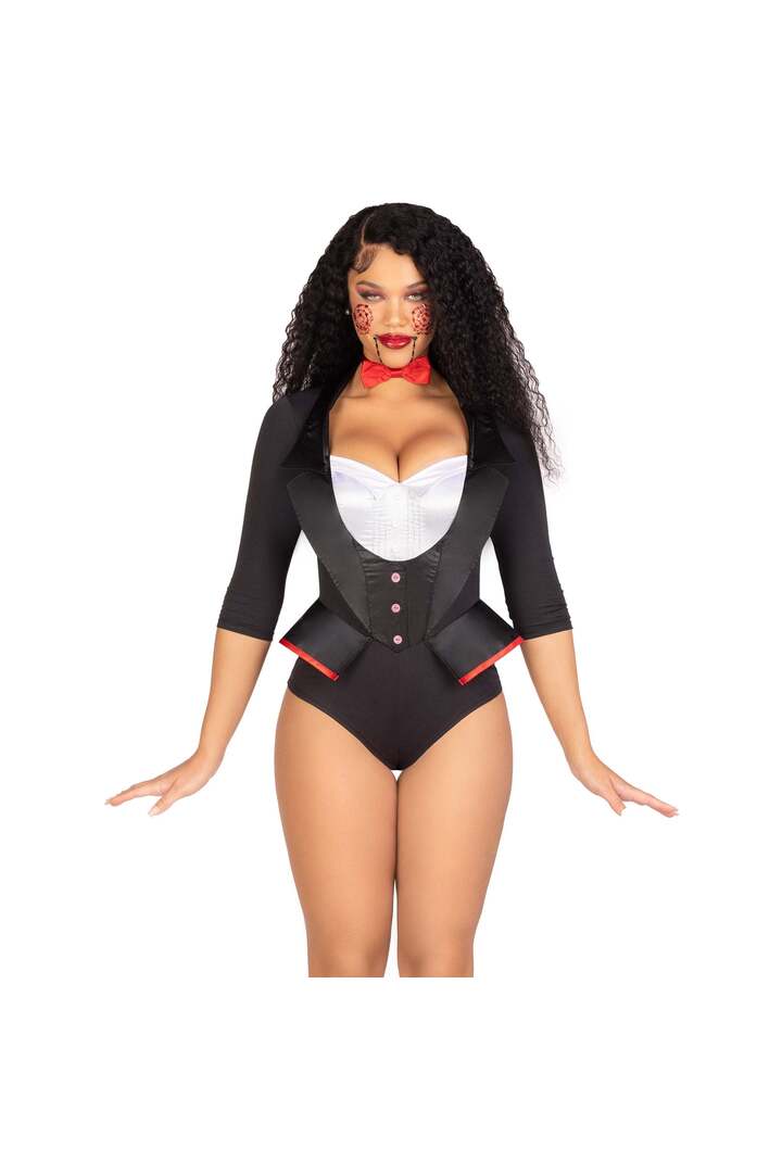 Leg Avenue Pretty Puppet Costume Black/White 