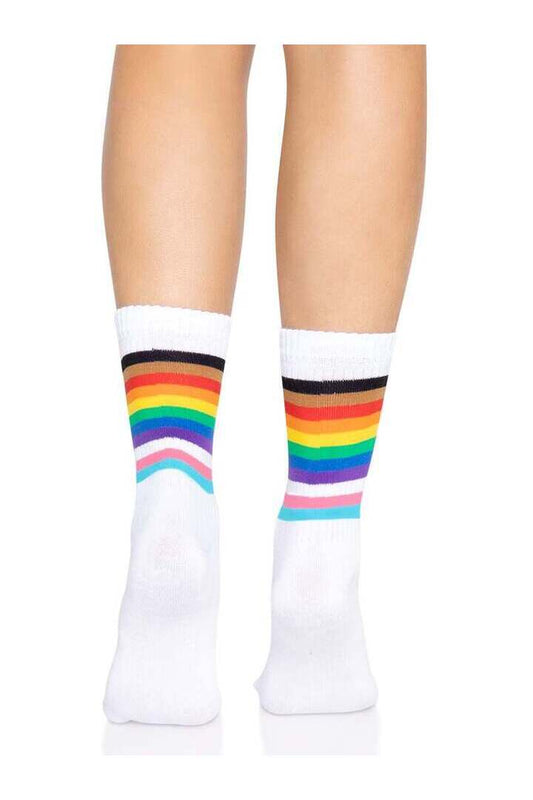 Leg Avenue Pride Crew Socks in One Size 1