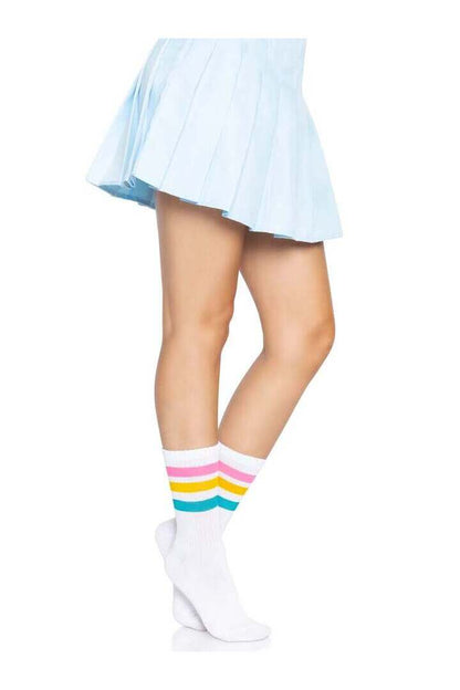 Leg Avenue Pride Crew Socks in One Size 8