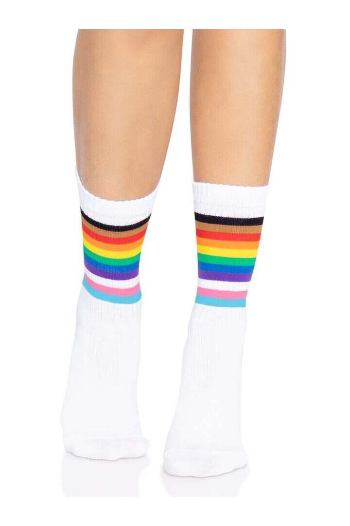 Leg Avenue Pride Crew Socks in One Size 