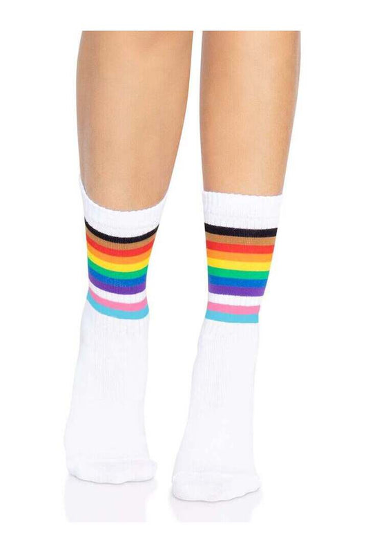 Leg Avenue Pride Crew Socks in One Size 