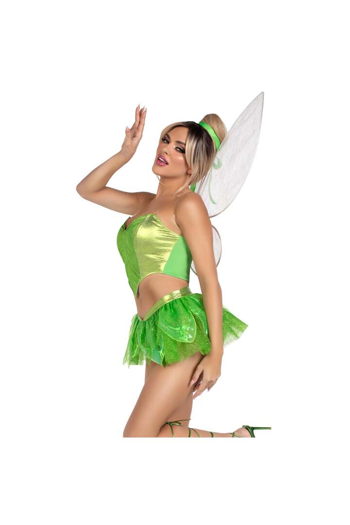Leg Avenue Rebel Fairy Costume Green 2