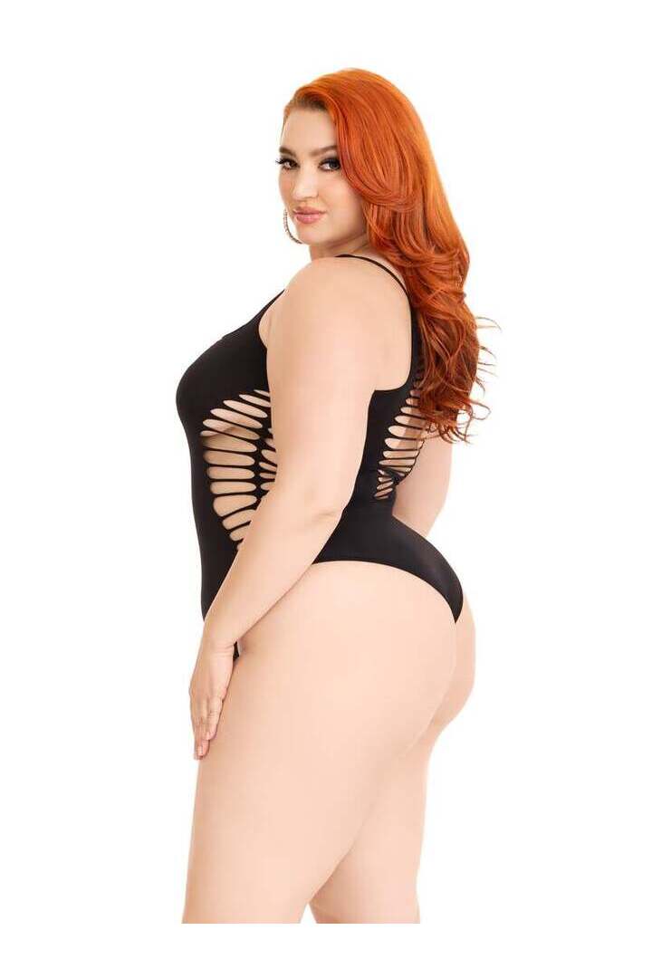 Leg Avenue Reckless Behavior Plus Bodysuit in 1X/2X 2