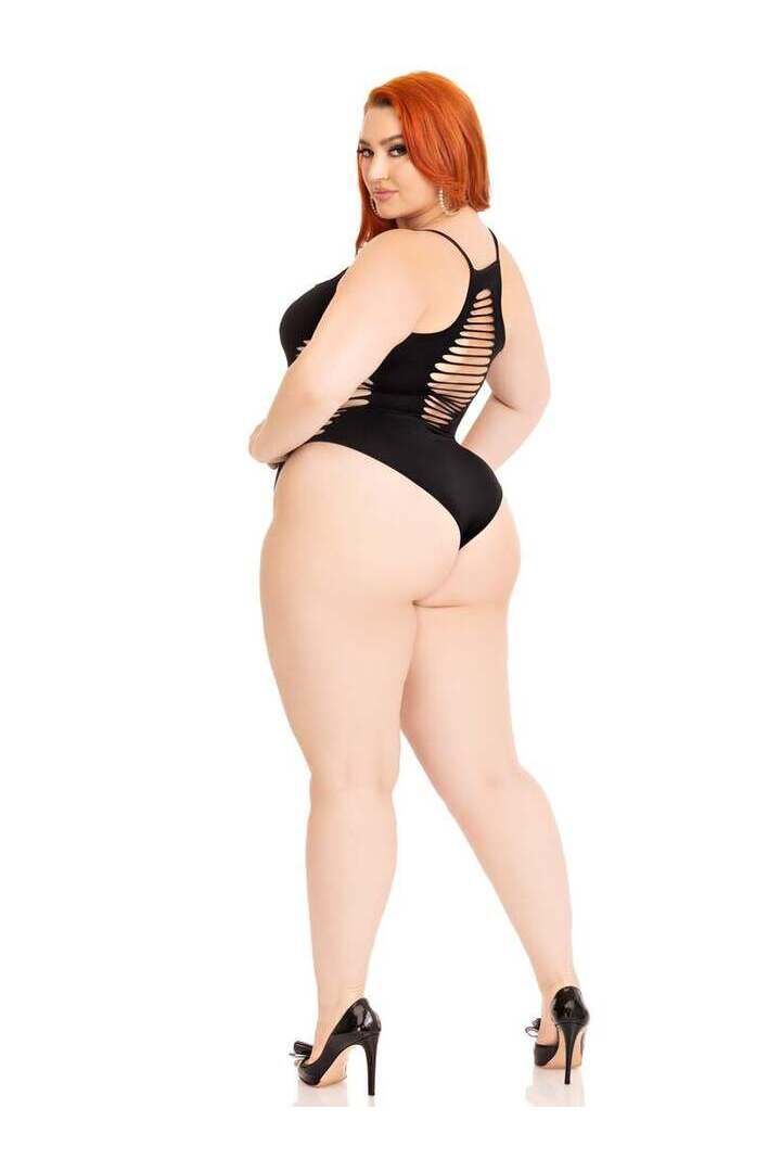 Leg Avenue Reckless Behavior Plus Bodysuit in 1X/2X 4