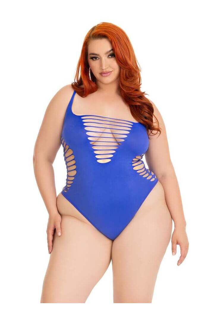 Leg Avenue Reckless Behavior Plus Bodysuit in 1X/2X 5
