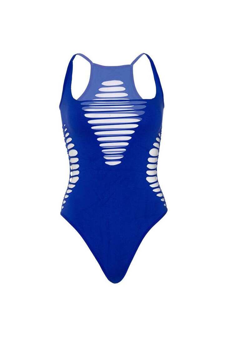 Leg Avenue Reckless Behavior Thong Bodysuit in One Size 17