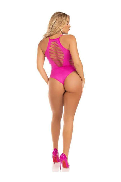 Leg Avenue Reckless Behavior Thong Bodysuit in One Size 21