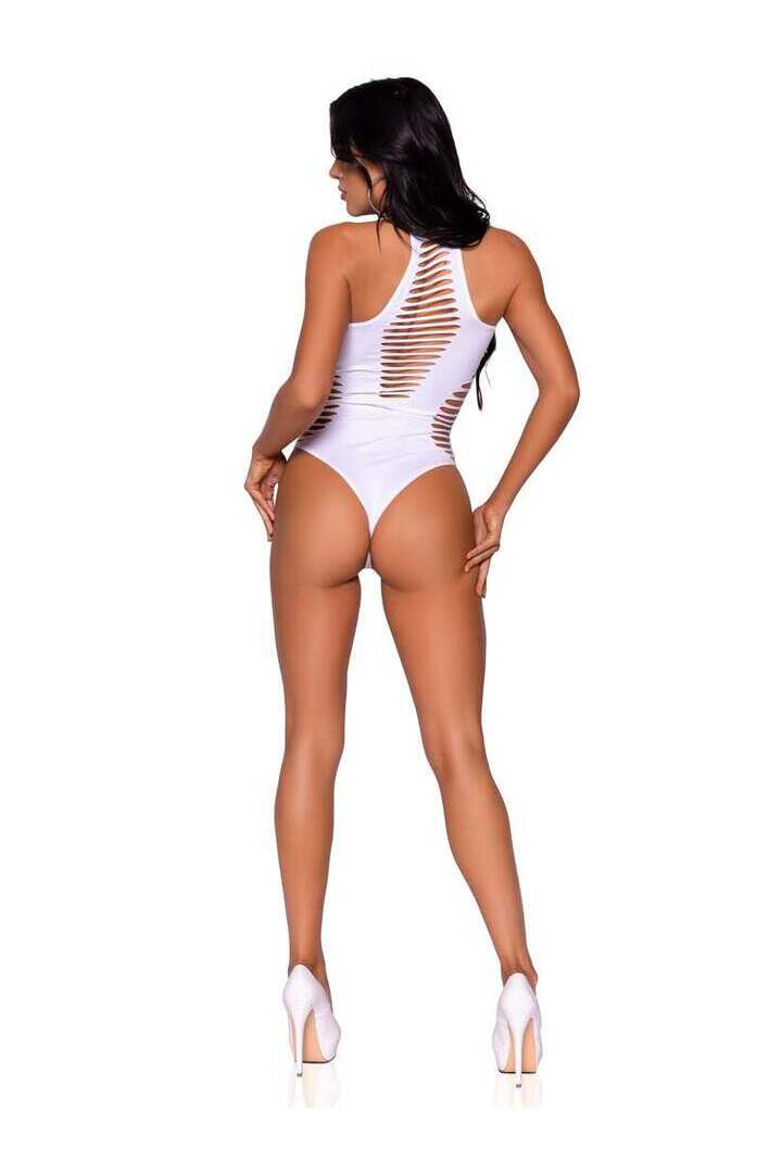 Leg Avenue Reckless Behavior Thong Bodysuit in One Size 5
