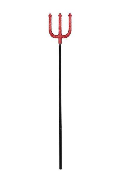 Leg Avenue Rhinestone Devil Pitch Fork Red in One Size 1