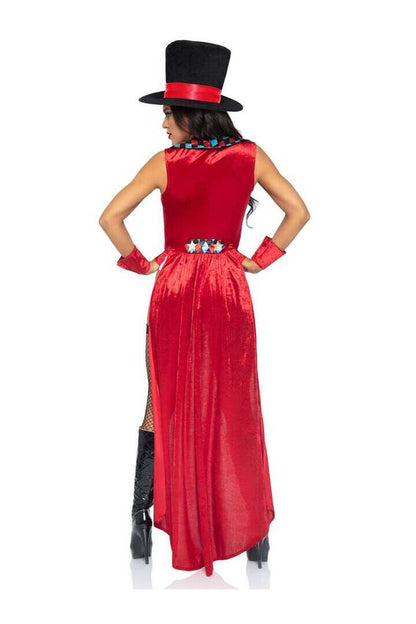 Leg Avenue Ring Mistress Sexy Circus Costume in Red/Black 3