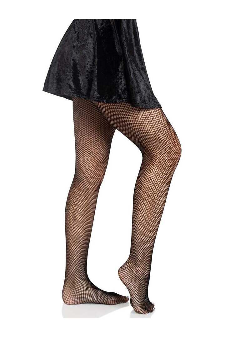 Leg Avenue Risa Nylon Fishnet Tights in One Size 4