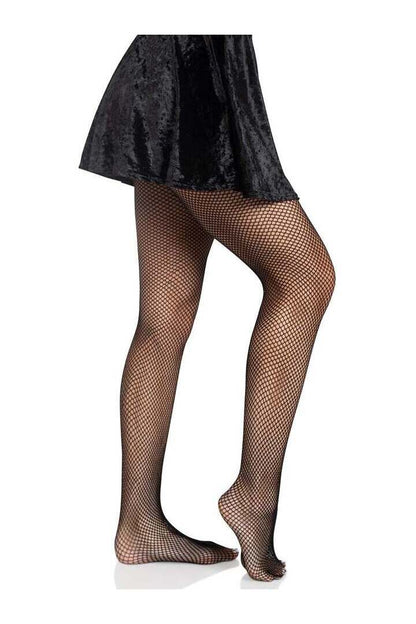 Leg Avenue Risa Nylon Fishnet Tights in One Size 4