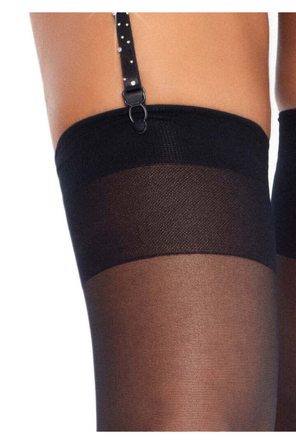 Leg Avenue Roxy Rhinestone Garter Belt in One Size 8