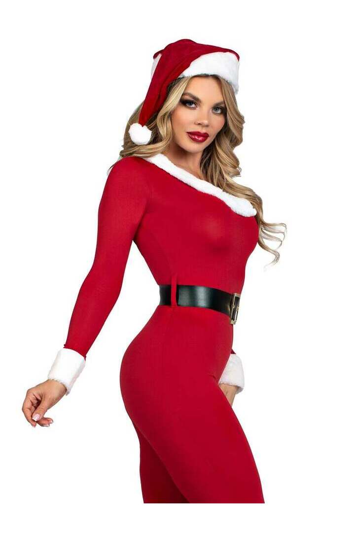 Leg Avenue Santa Baby Costume in Red/White 2