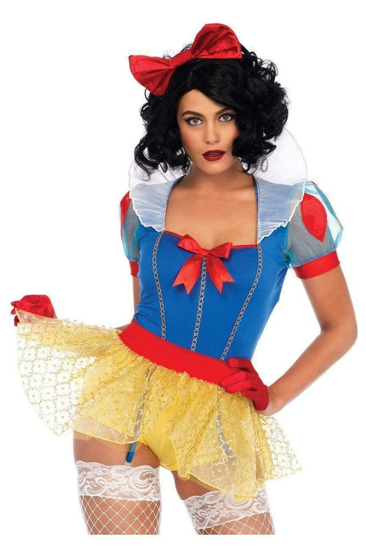 Leg Avenue Sexy Miss Snow Costume Yellow in Medium  6