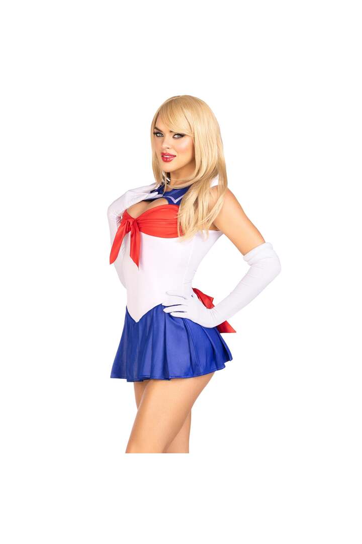 Leg Avenue Sexy Sailor Costume Red/White/Blue 2