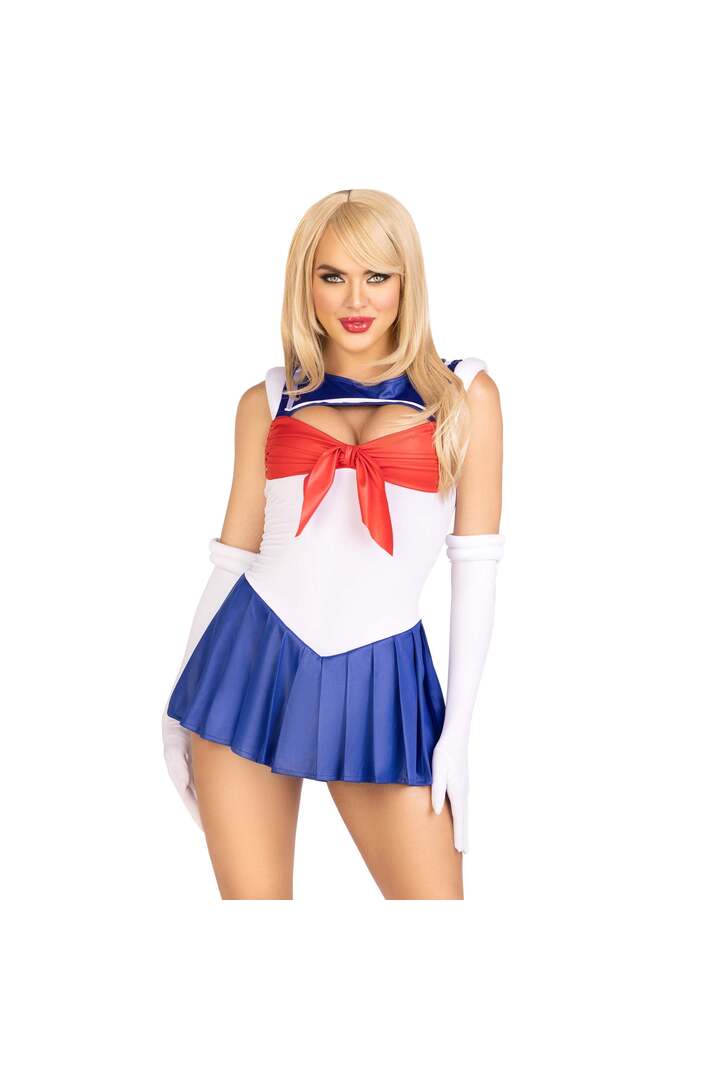 Leg Avenue Sexy Sailor Costume Red/White/Blue 3