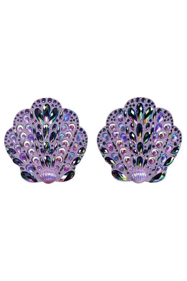 Leg Avenue Shell Nipple Covers in One Size 2