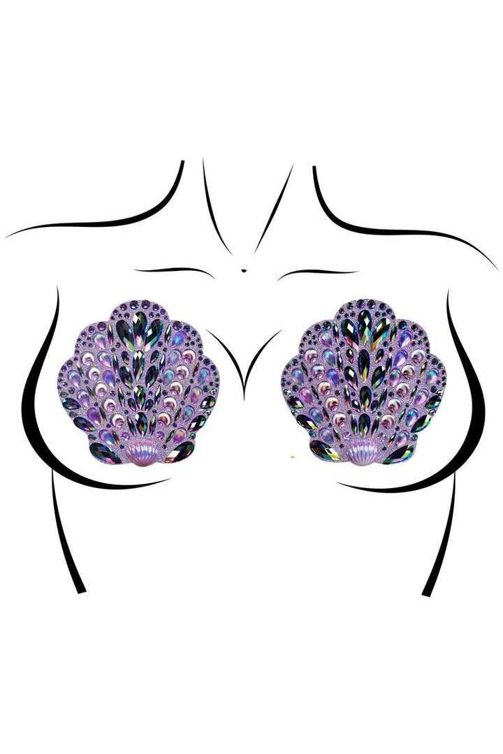 Leg Avenue Shell Nipple Covers in One Size 