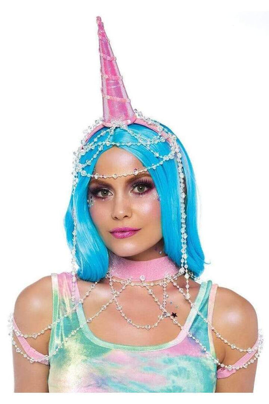 Leg Avenue Showgirl Unicorn Costume Kit Pink in One Size 