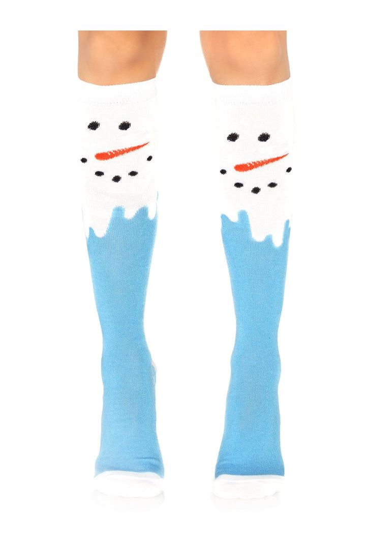 Leg Avenue Snow Man Knee-High Socks Multicolor in One Size  3