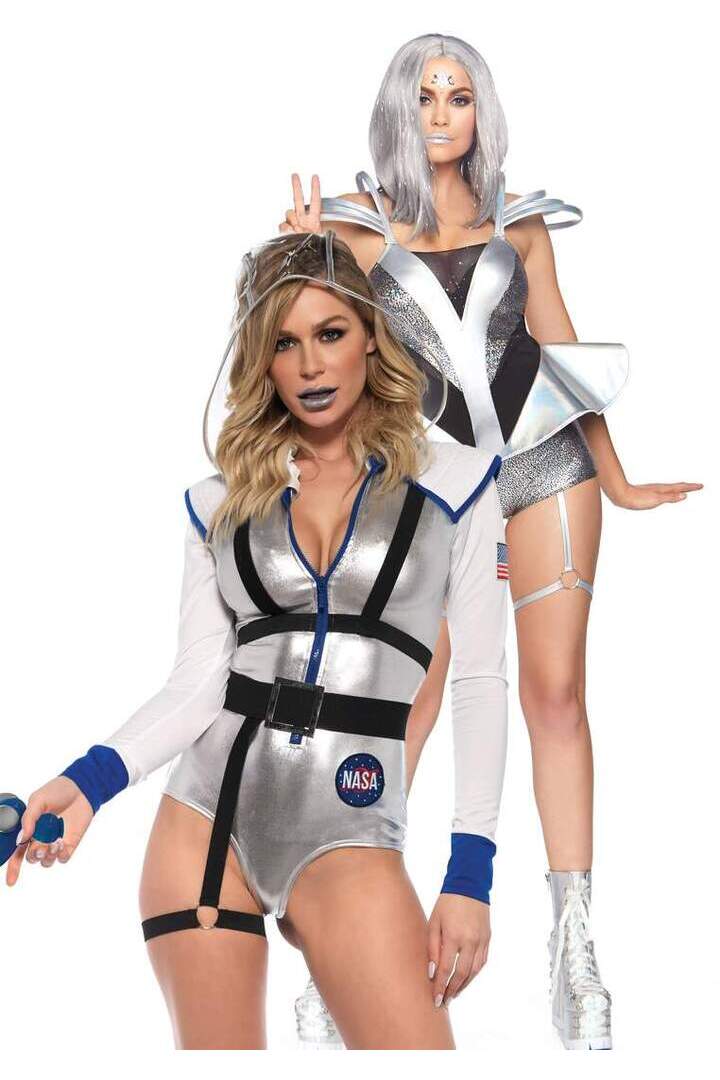 Leg Avenue Space Cadet Costume in Silver 2