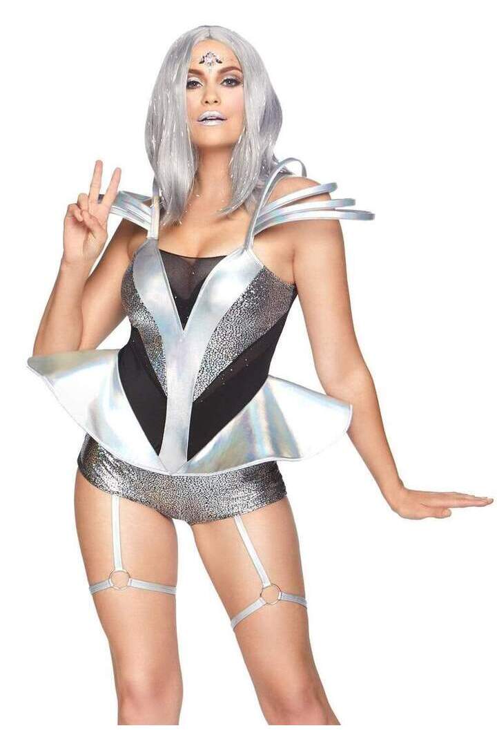 Leg Avenue Space Cadet Costume in Silver 3