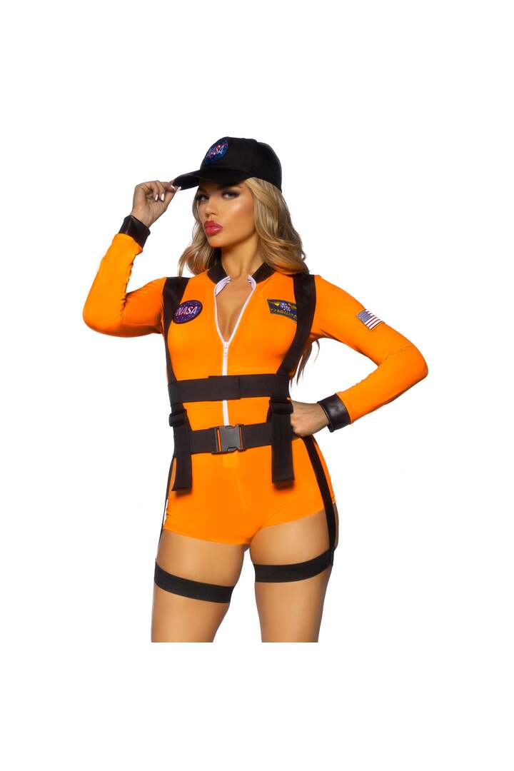 Leg Avenue Space Commander Costume Orange 3