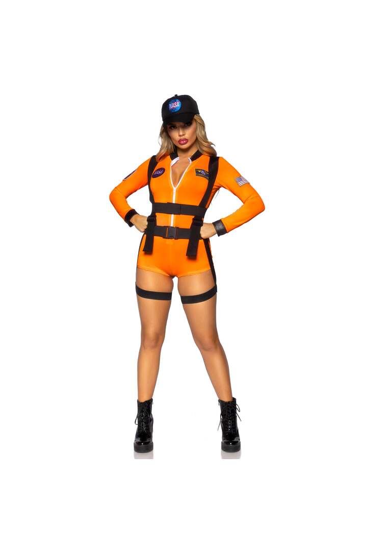 Leg Avenue Space Commander Costume Orange 4