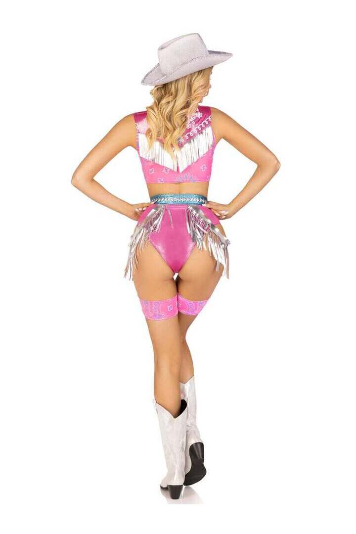 Leg Avenue Space Cowgirl Costume in Pink/Silver 5