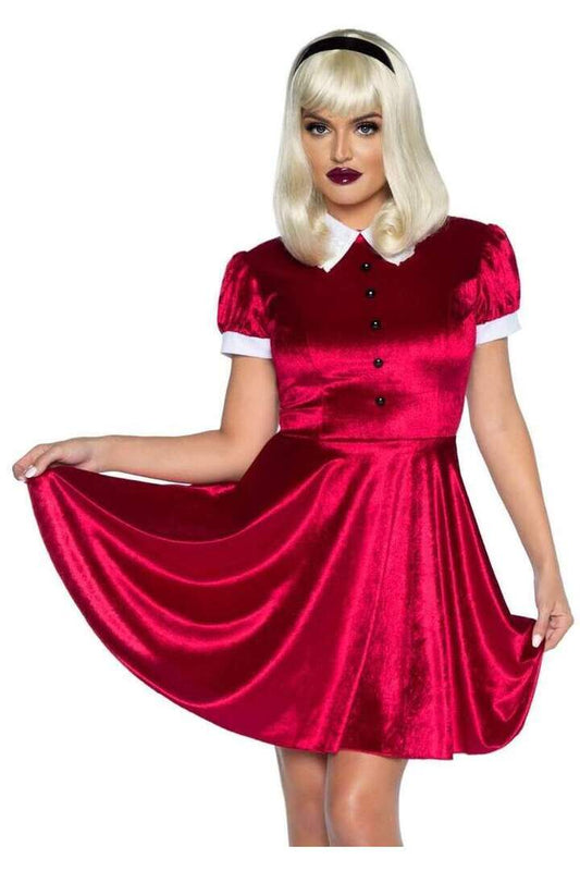 Leg Avenue Spellbinding Witch Costume in Burgundy 