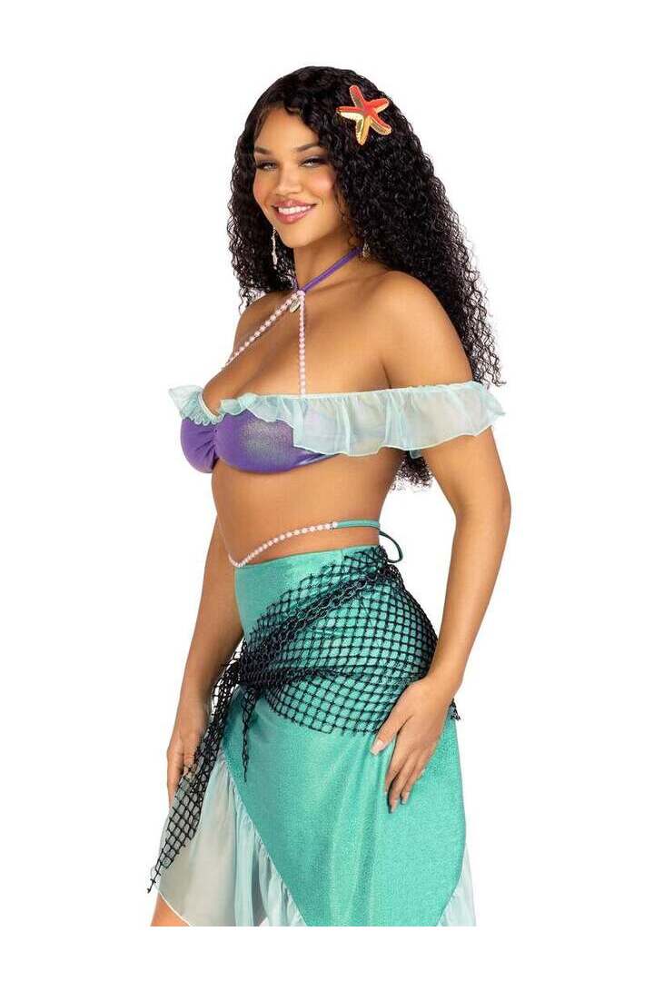 Leg Avenue Spellbound Mermaid Costume in Purple/Green 2
