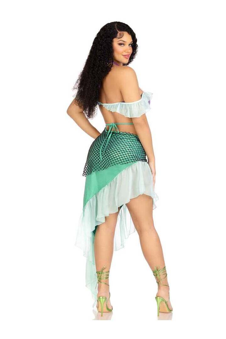 Leg Avenue Spellbound Mermaid Costume in Purple/Green 5