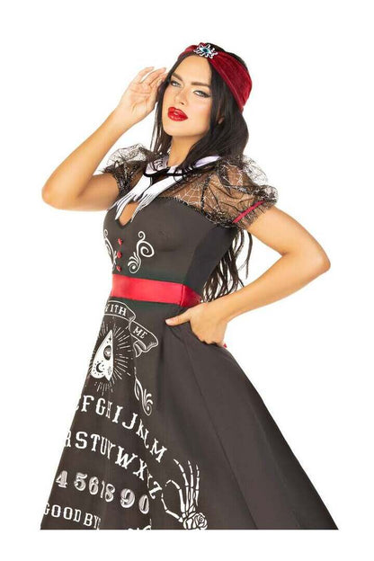 Leg Avenue Spooky Board Beauty Costume in Black 2
