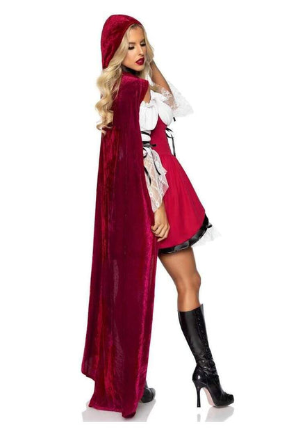 Leg Avenue Storybook Red Riding Hood Costume in Red/White 4