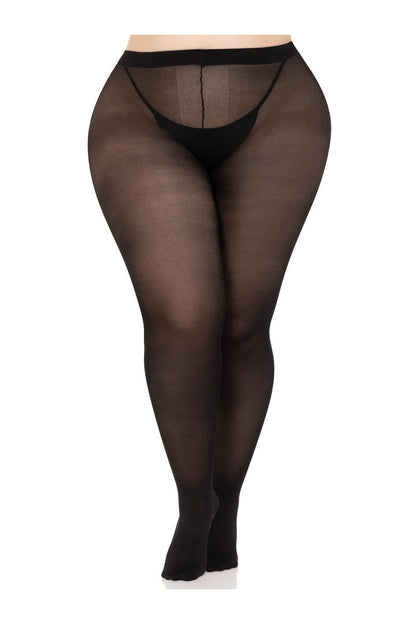 Leg Avenue Suki Plus Sheer Tights in Queen Size  1