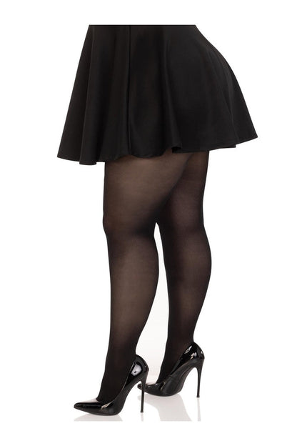Leg Avenue Suki Plus Sheer Tights in Queen Size  2