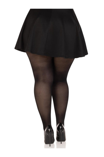 Leg Avenue Suki Plus Sheer Tights in Queen Size  3