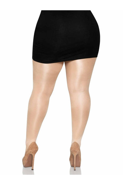 Leg Avenue Suki Plus Sheer Tights in Queen Size  7