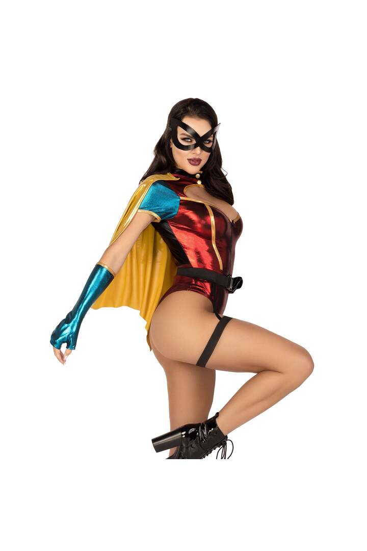 Leg Avenue Sultry Sidekick Costume Red 2
