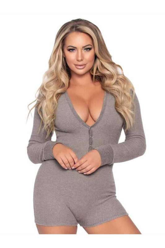 Leg Avenue Sweet Dreams Long Johns Romper 